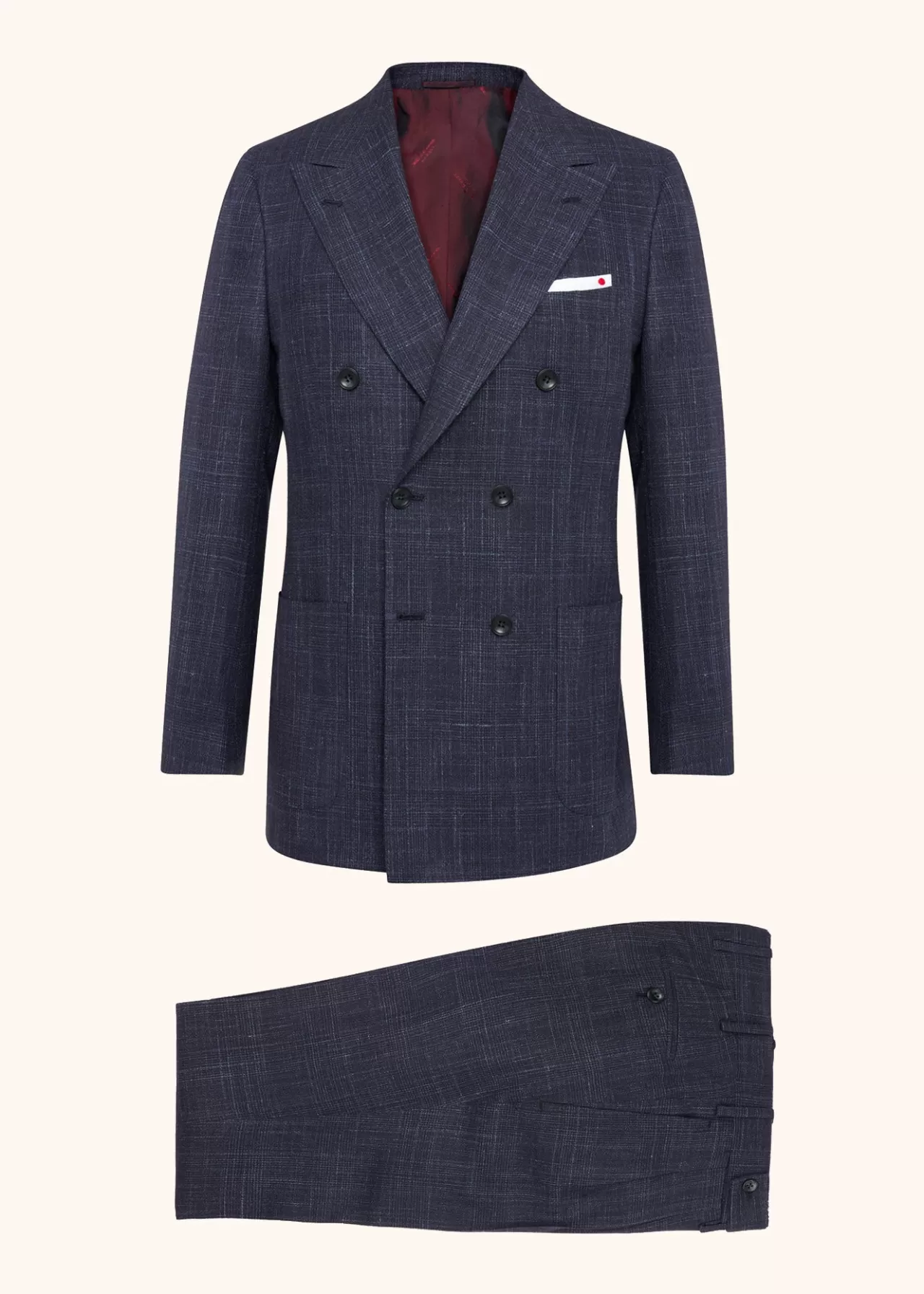 Hot Kiton Suit Cashmere Blue