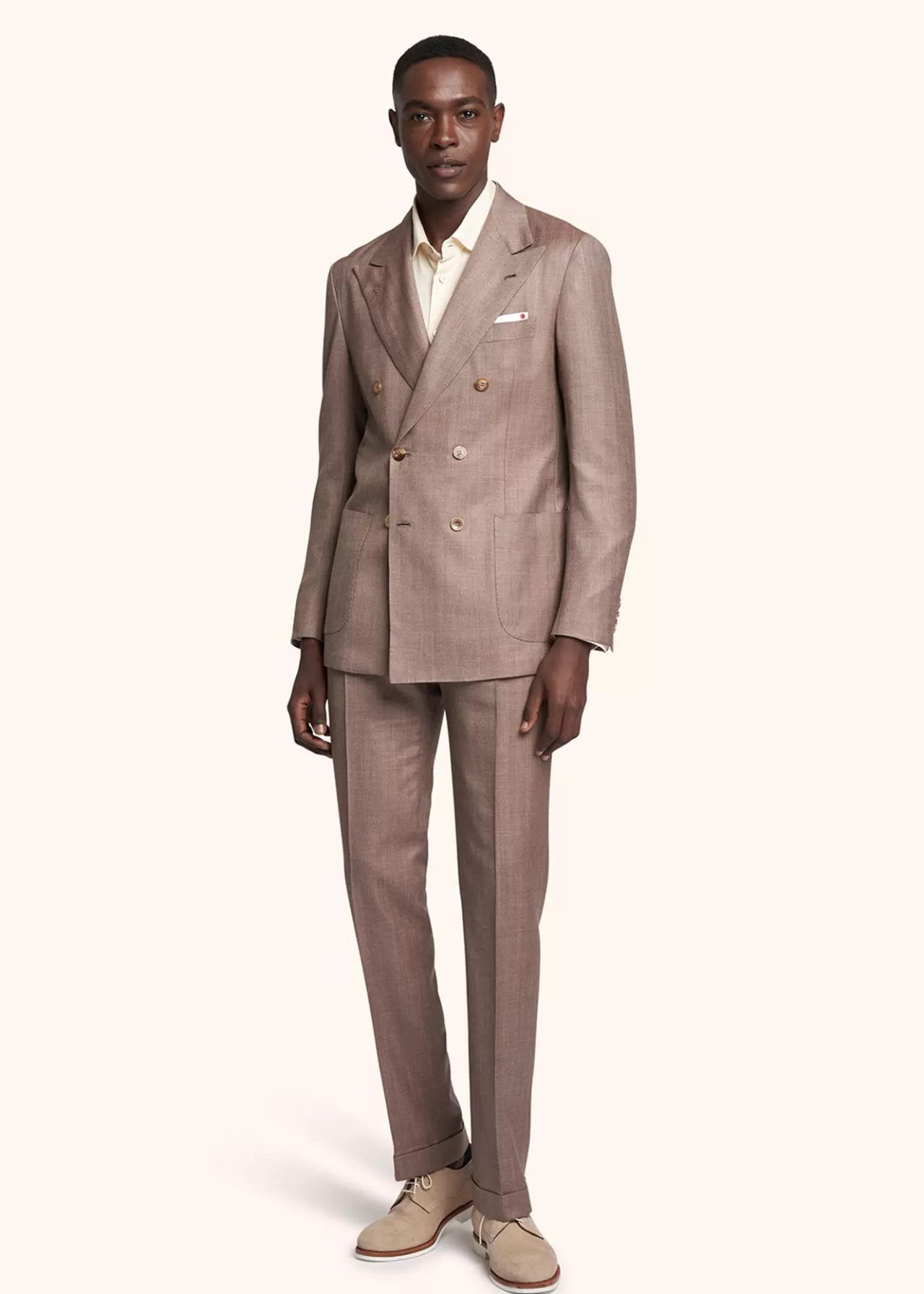 Clearance Kiton Suit Cashmere Beige