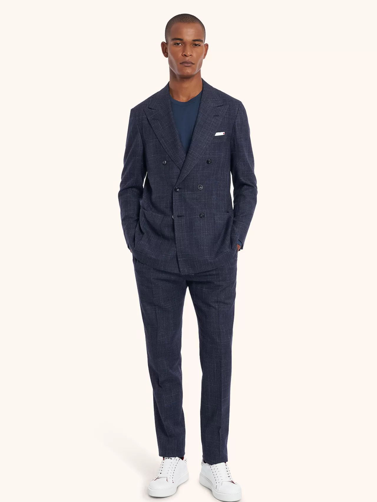 Hot Kiton Suit Cashmere Blue