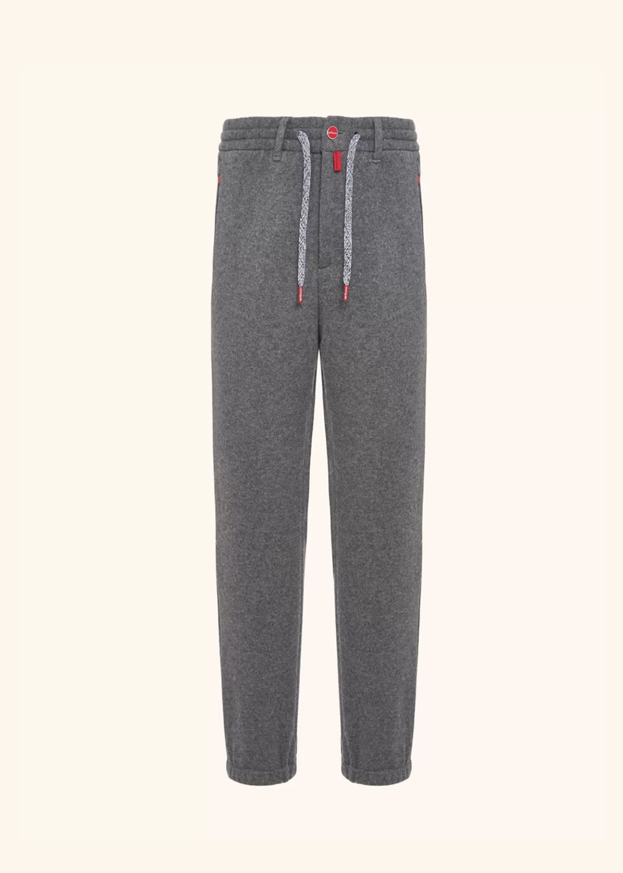 Store Kiton Trousers Cashmere Medium Grey