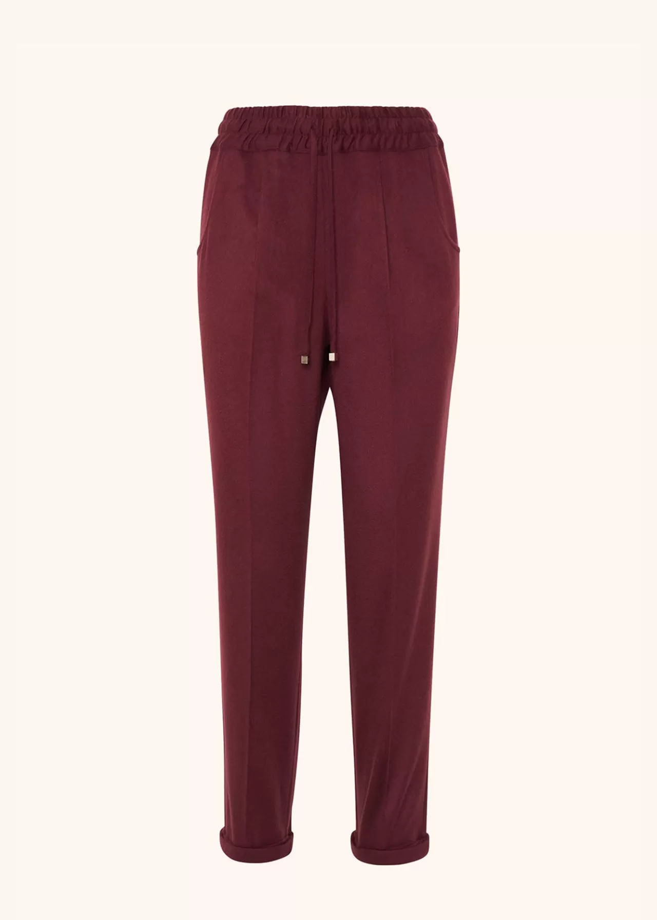 Hot Kiton Trousers Cashmere Bordeaux