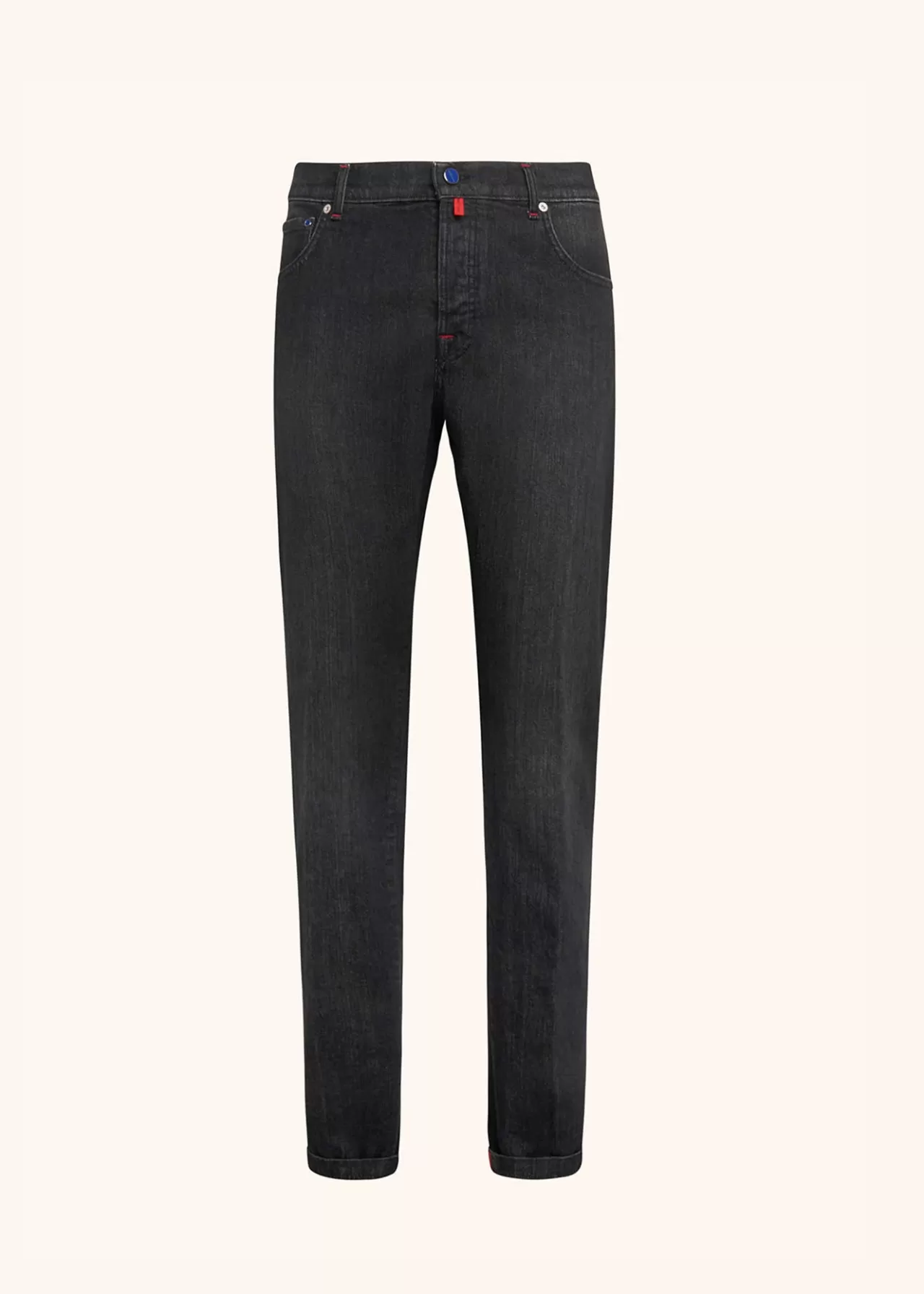 New Kiton Trousers Cotton Black