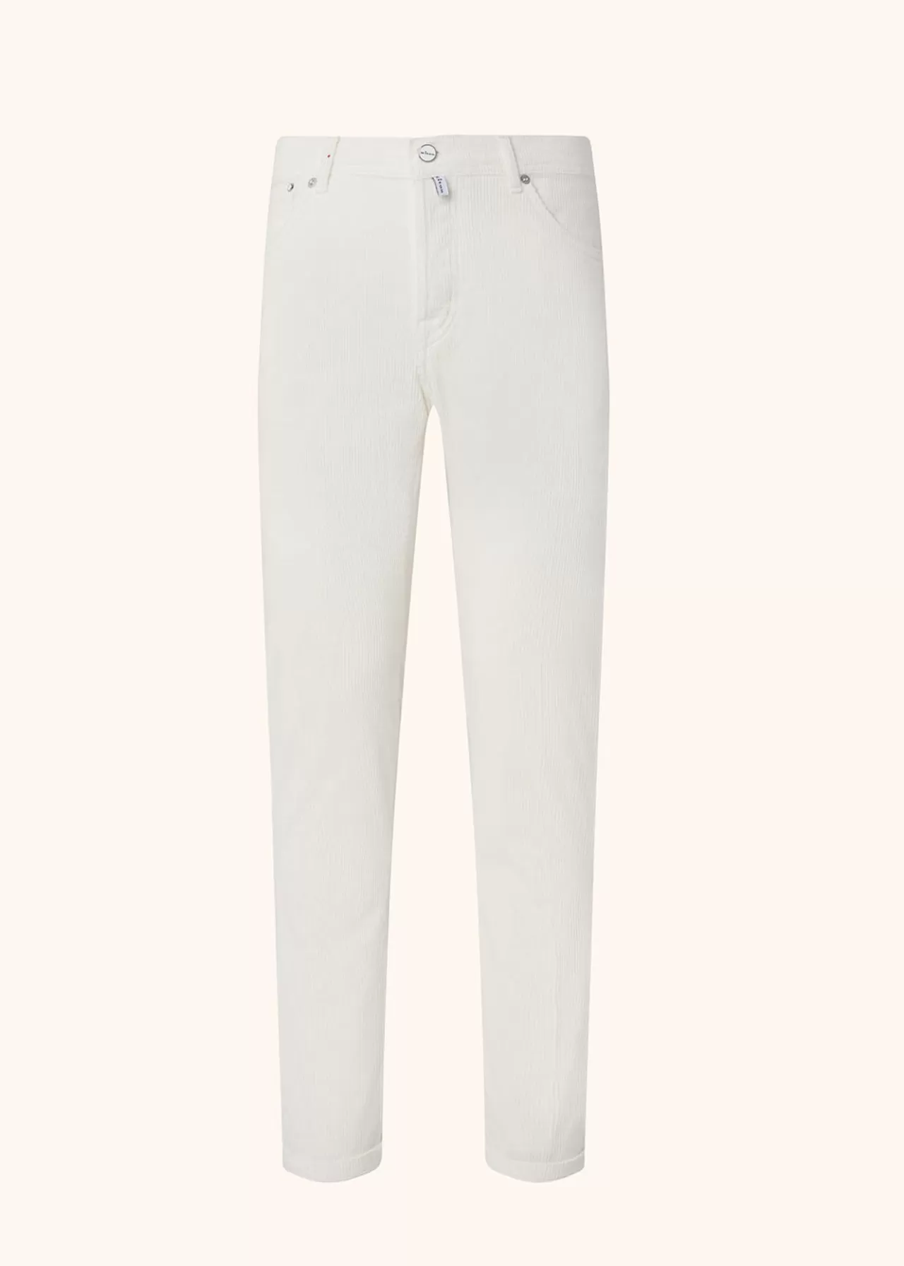 New Kiton Trousers Cotton Cream