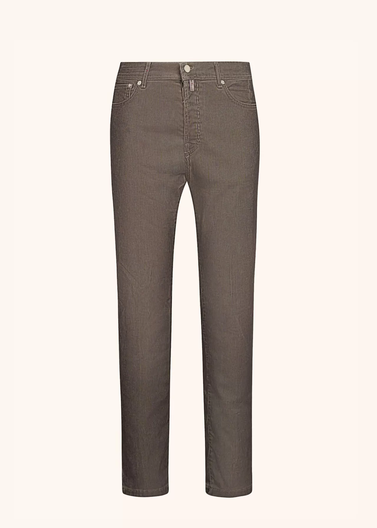 Hot Kiton Trousers Cotton Sand