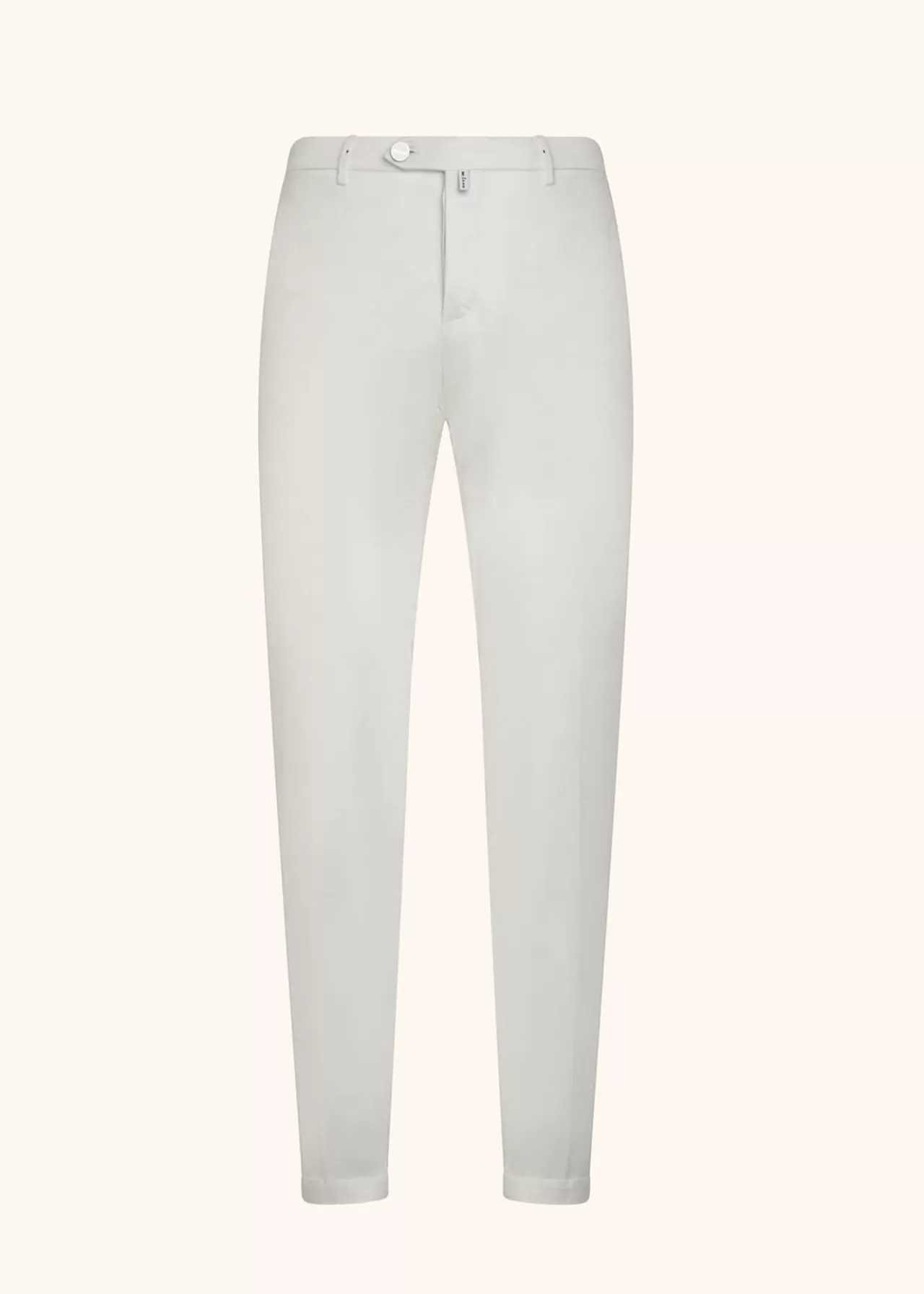 New Kiton Trousers Cotton Cream