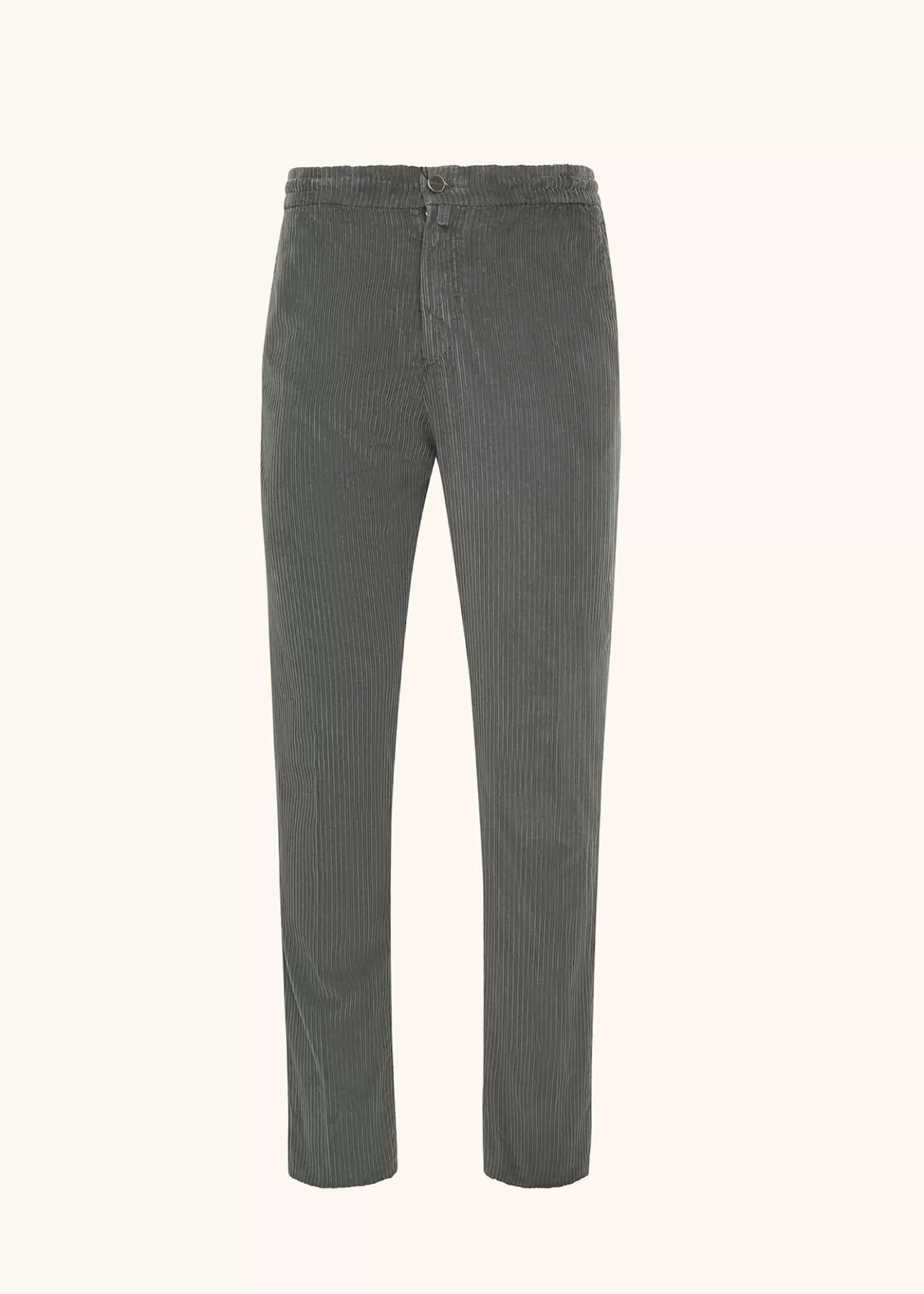 Sale Kiton Trousers Cotton Medium Grey