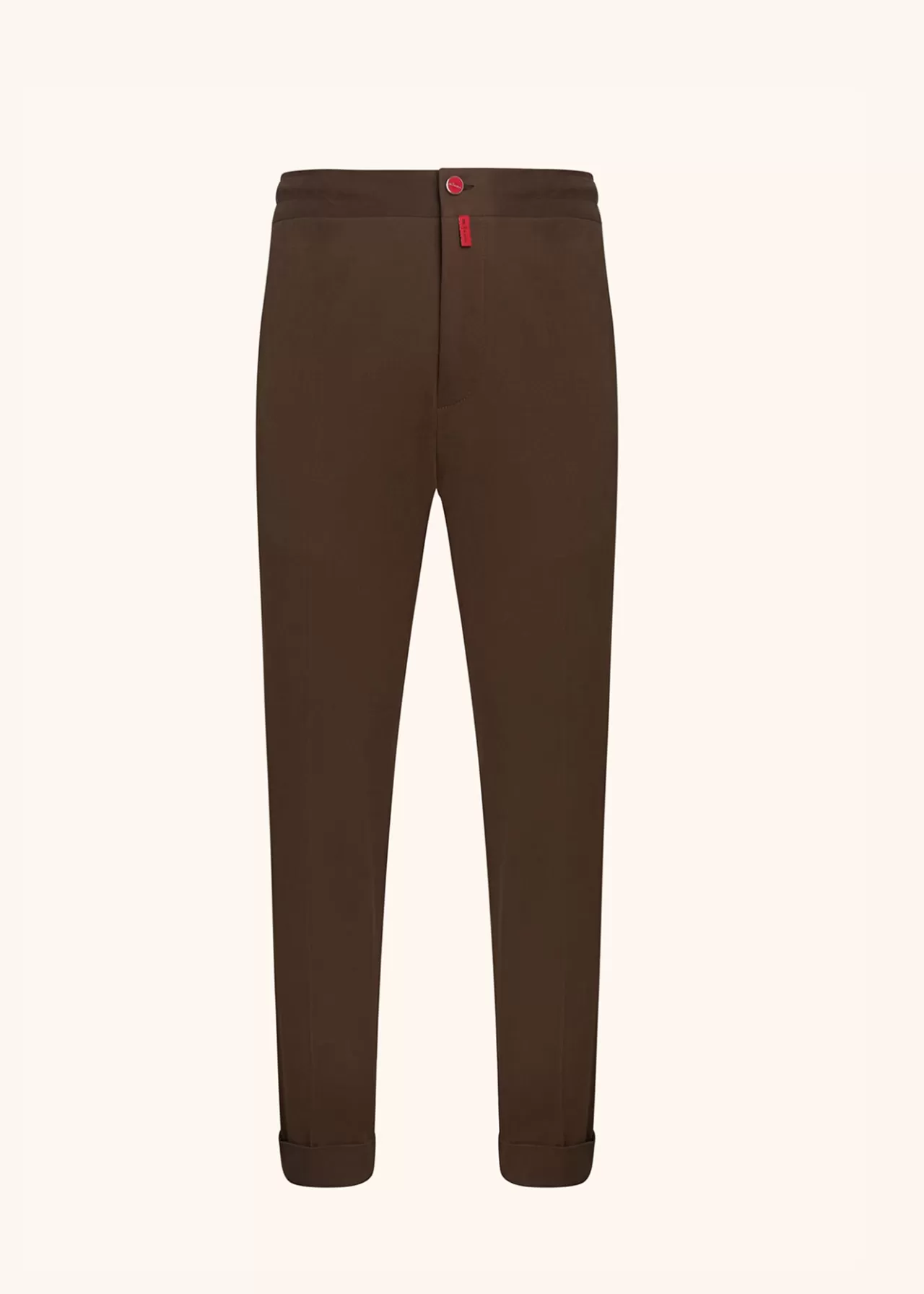 Cheap Kiton Trousers Cotton Brown