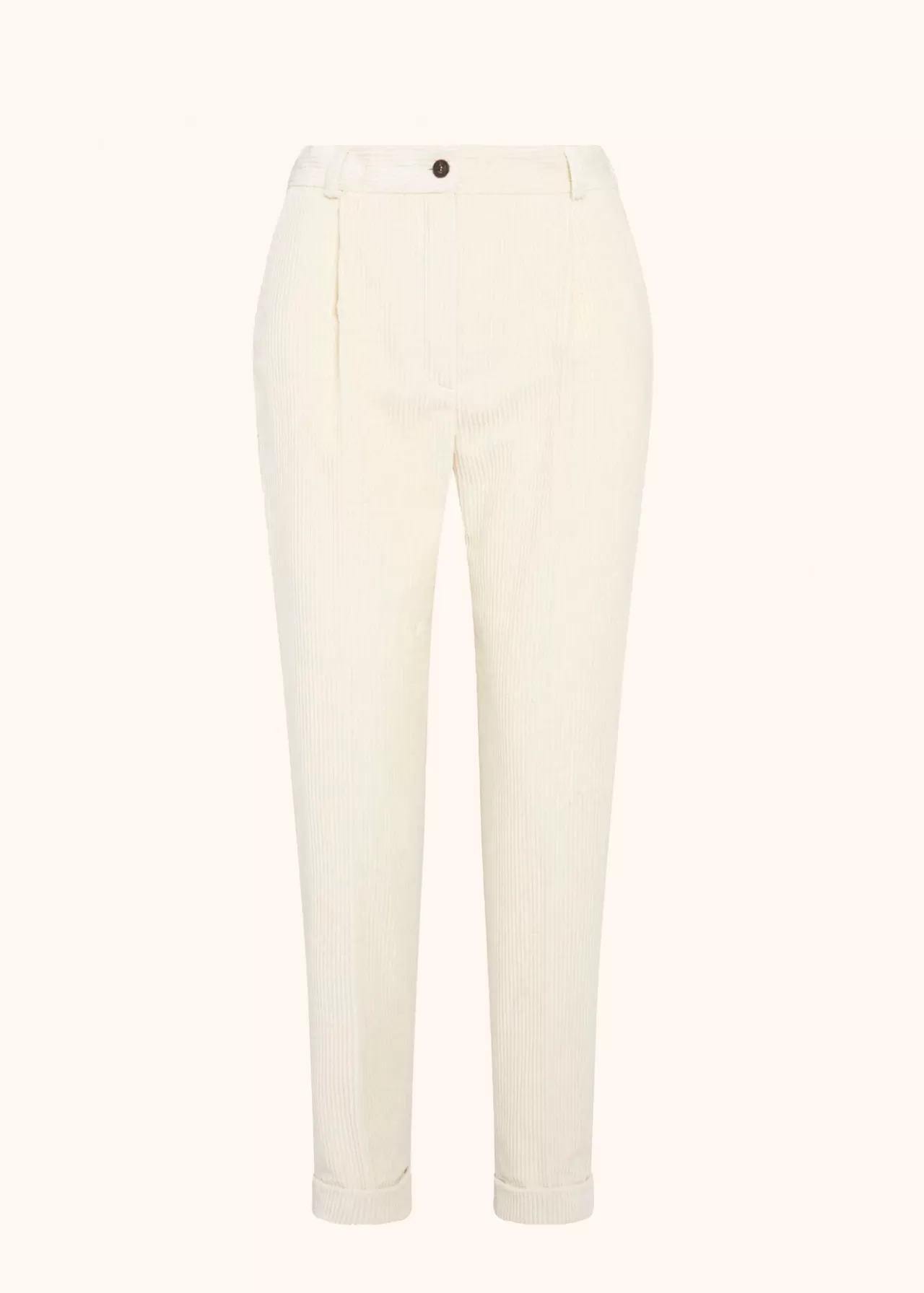 Online Kiton Trousers Cotton White