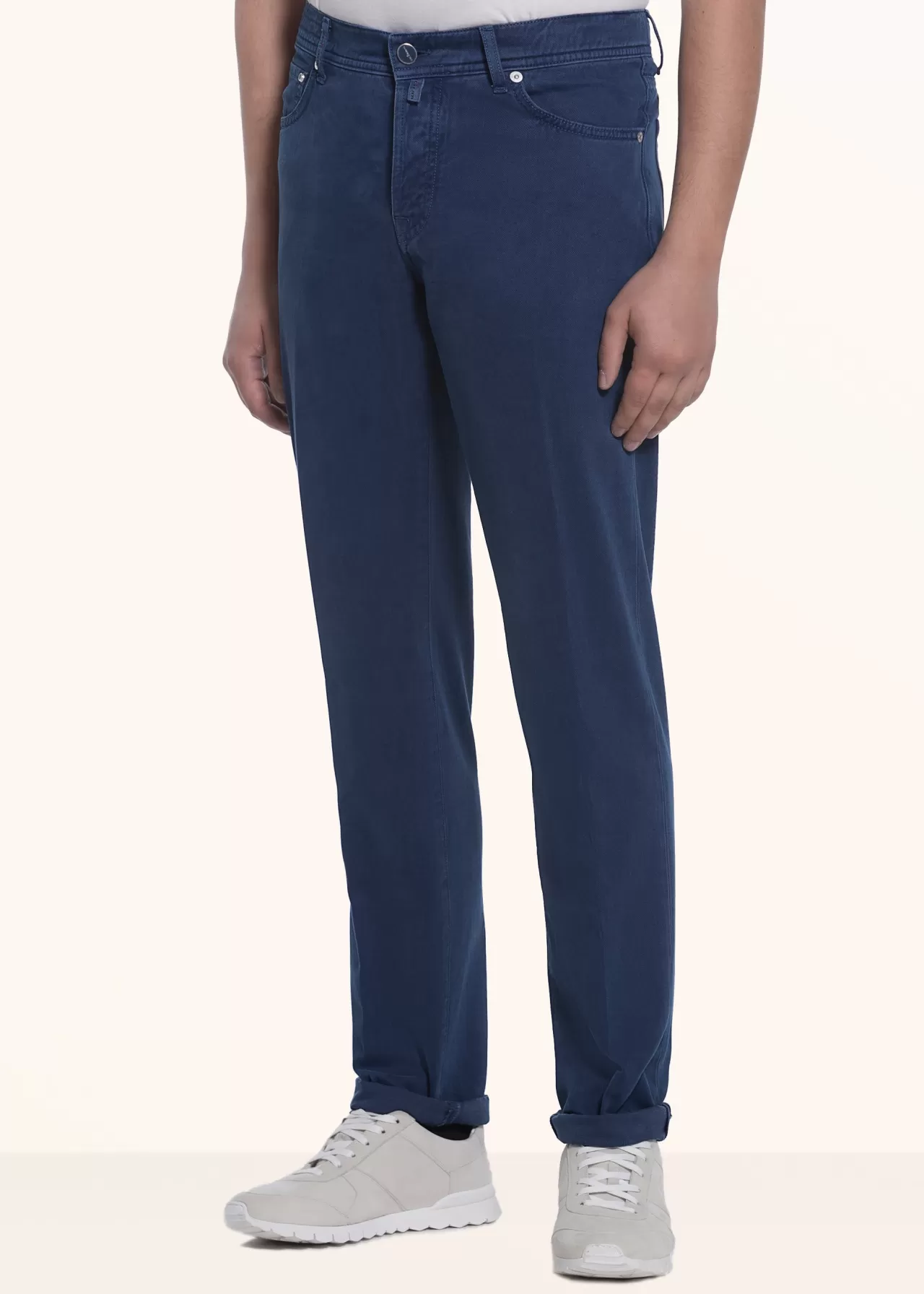 Clearance Kiton Trousers Cotton Royal Blue