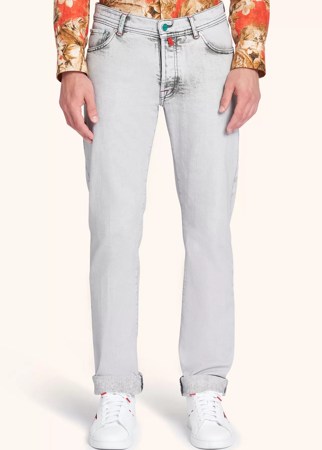 Best Sale Kiton Trousers Cotton Ice