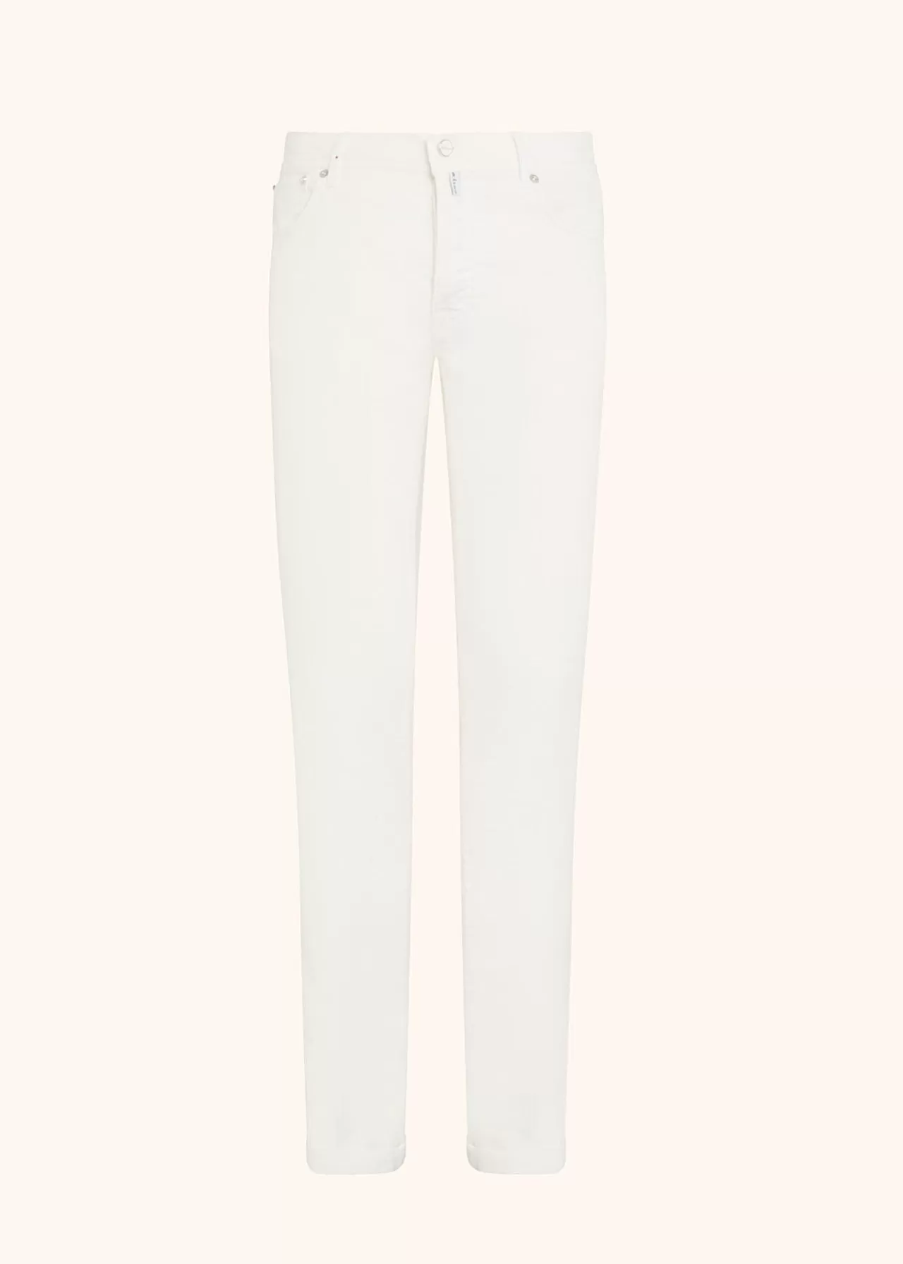 Best Kiton Trousers Linen Cream