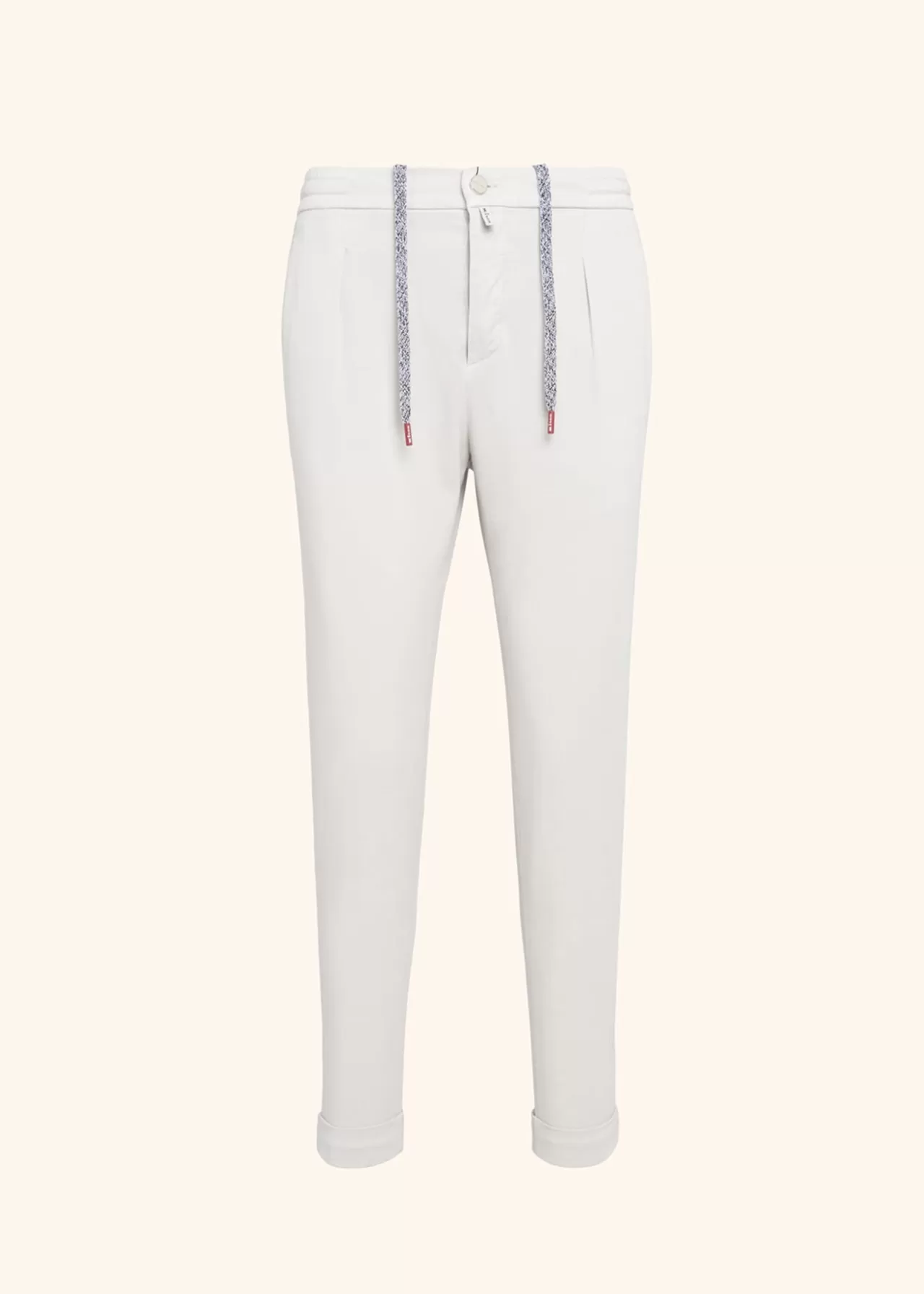 Discount Kiton Trousers Lyocell White