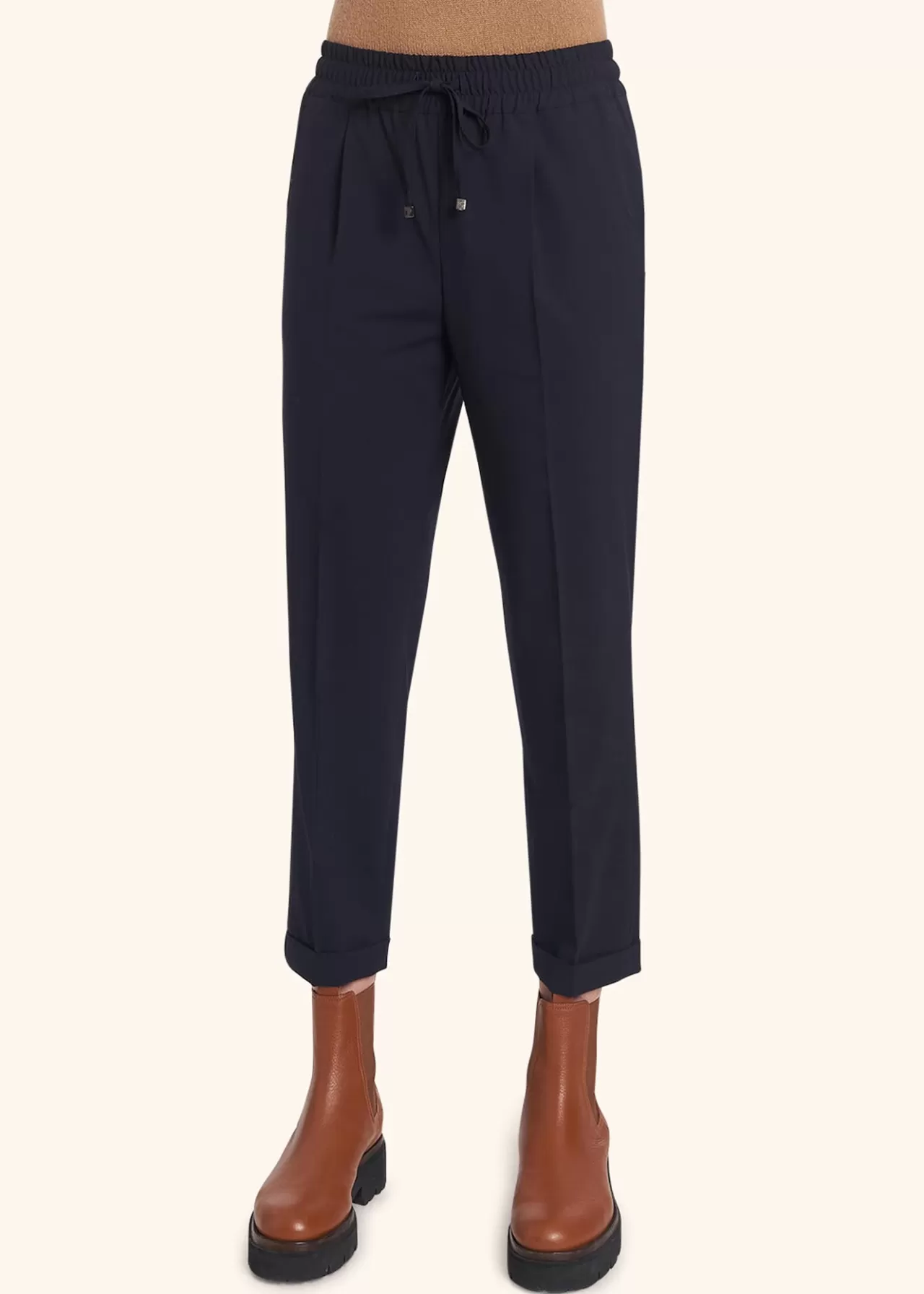 Clearance Kiton Trousers Virgin Wool Blue