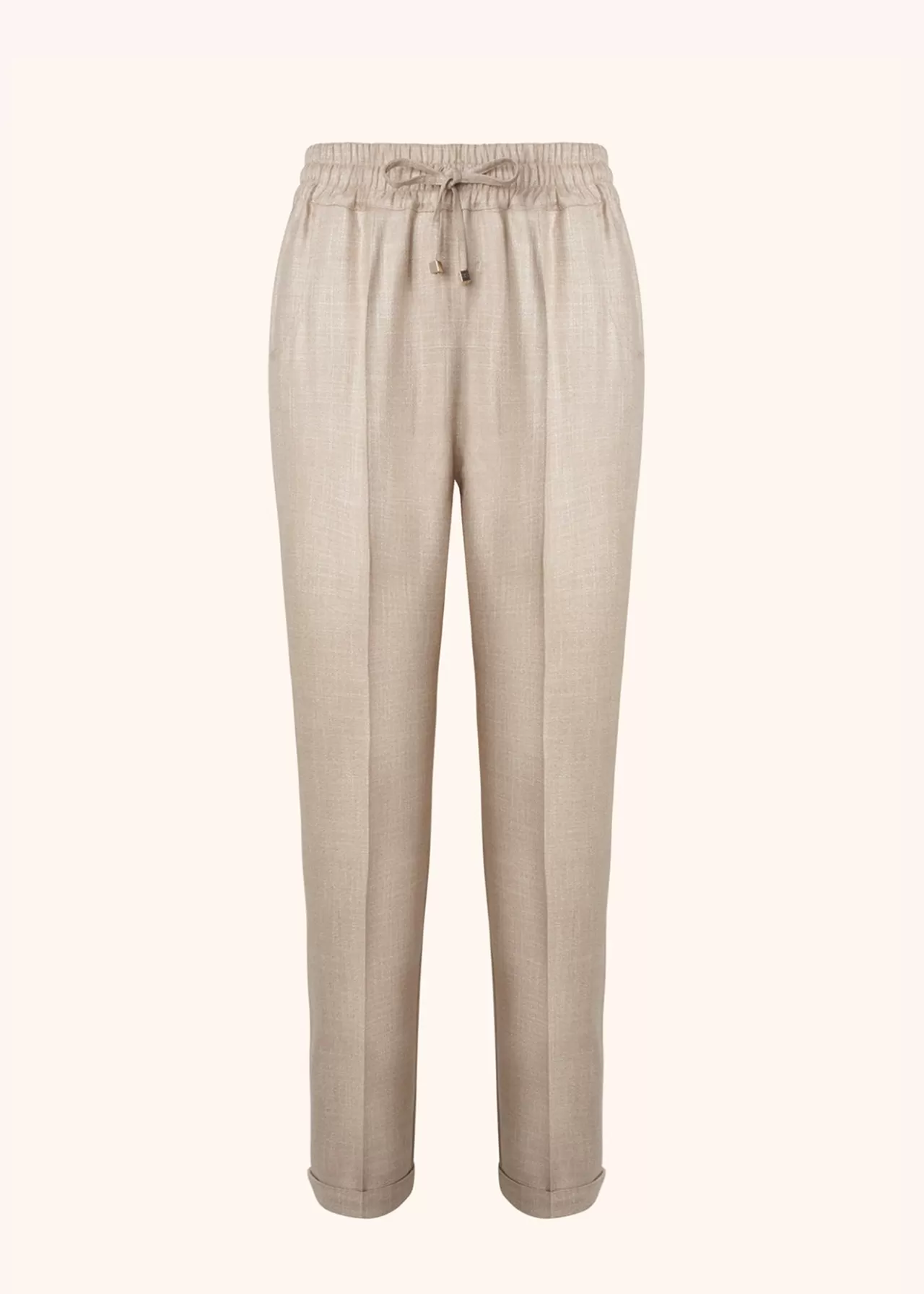 Cheap Kiton Trousers Viscose Beige