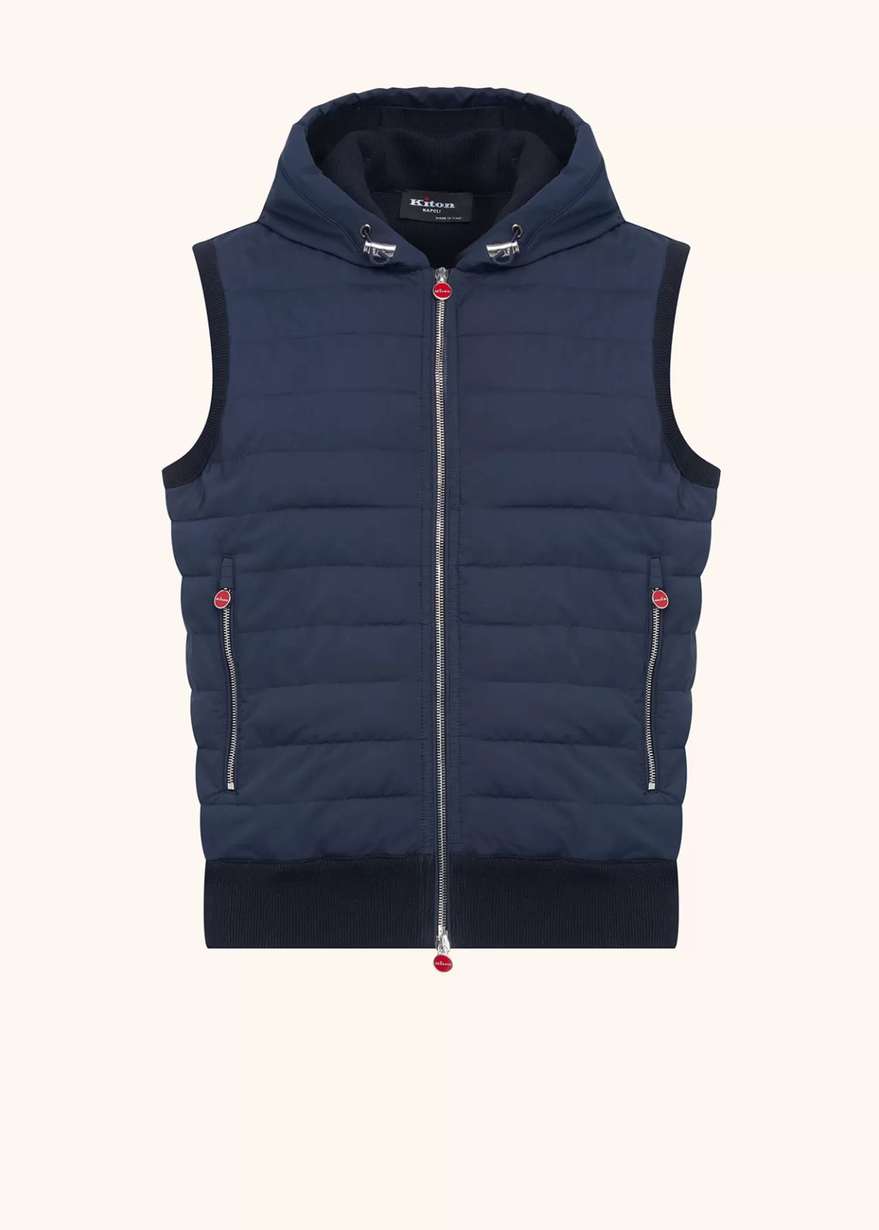 Flash Sale Kiton Vest Polyester Navy Blue